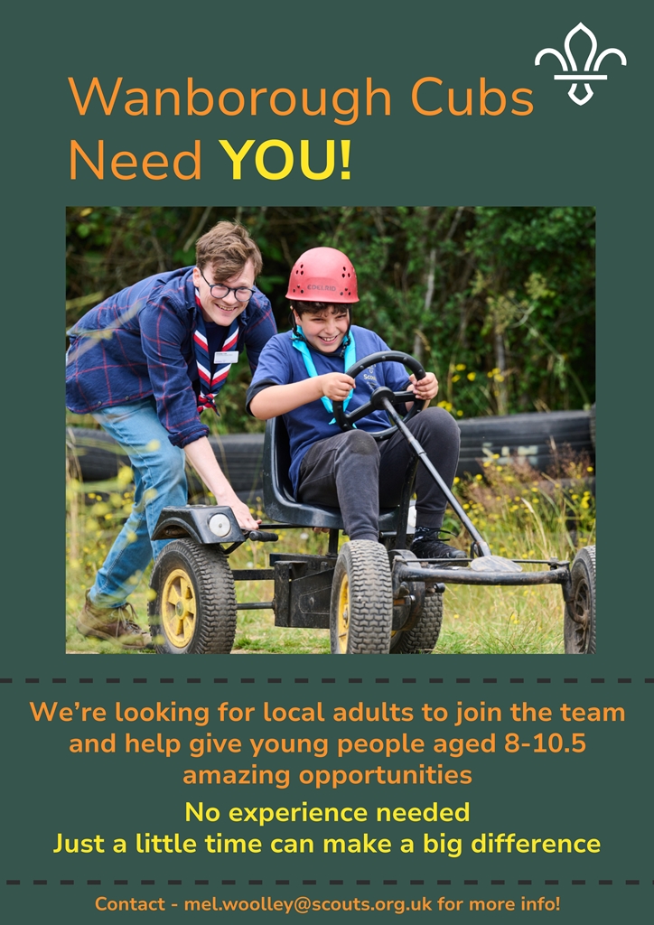 Wanborough Cubs appeal poster